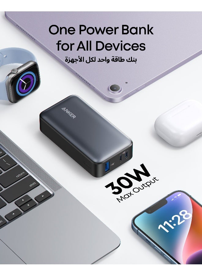 باور بانك 10000 مللي أمبير 533 باور كور IQ 3.0 شاحن محمول مع PD 30 وات أسود - Image 5