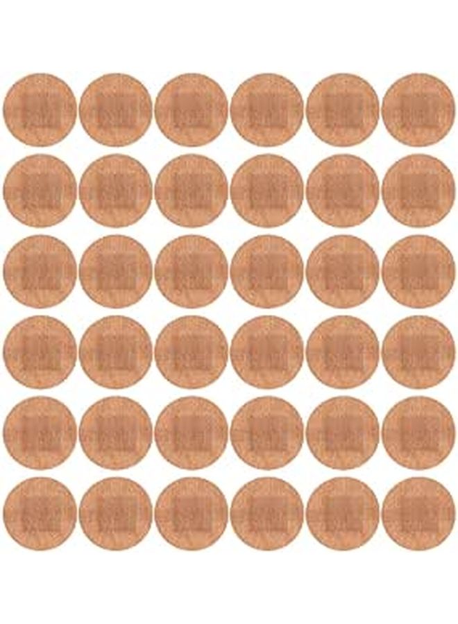 Large 30mm Round Elastic Fabric Adhesive Bandages 100pcs Breathable Flexible Wound Care Patches - Image 1