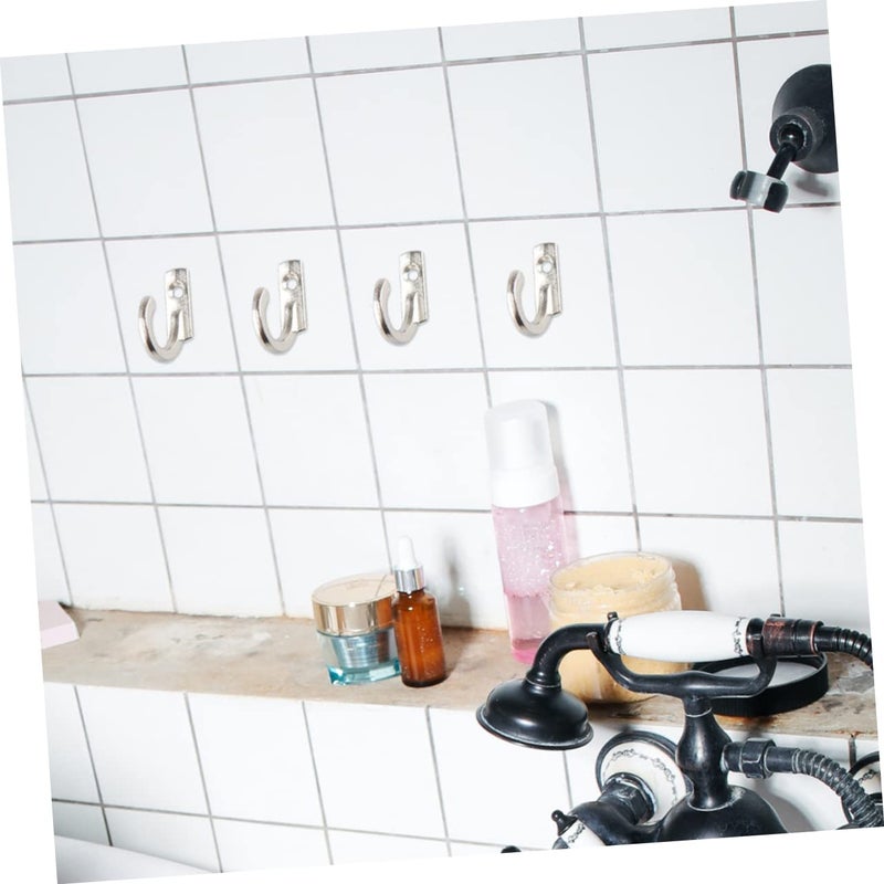 Yellow Vintage Zinc Alloy Wall Hooks 20pcs Smooth Surface Wall Mounted Hangers for Bathroom Kitchen Living Room - Image 5