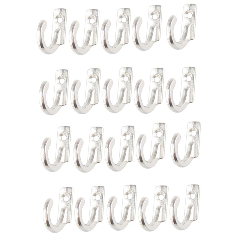 Yellow Vintage Zinc Alloy Wall Hooks 20pcs Smooth Surface Wall Mounted Hangers for Bathroom Kitchen Living Room - Image 2