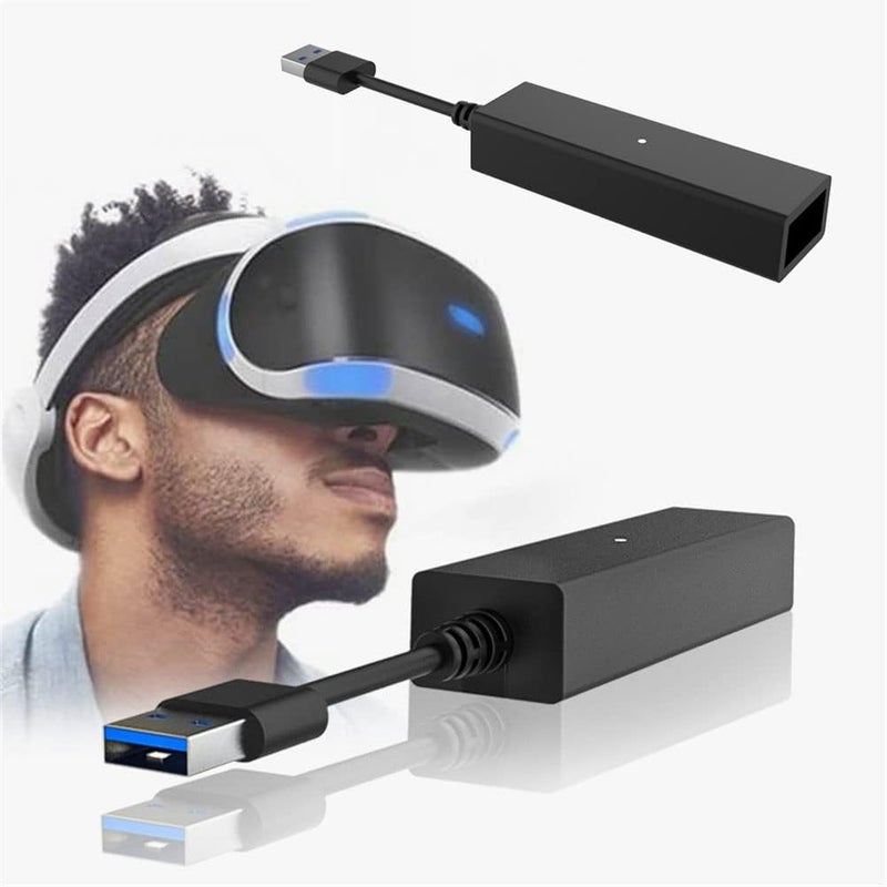 ميكينج تك محول كاميرا PSVR لوحدة تحكم PS5، كابل محول VR لوحدة تحكم PS5، USB 3.0 من ذكر إلى أنثى لـ PS VR لـ PS 5، ملحقات استشعار حركة لوحدة تحكم الألعاب، كابل محول PS4 PSVR - Image 1