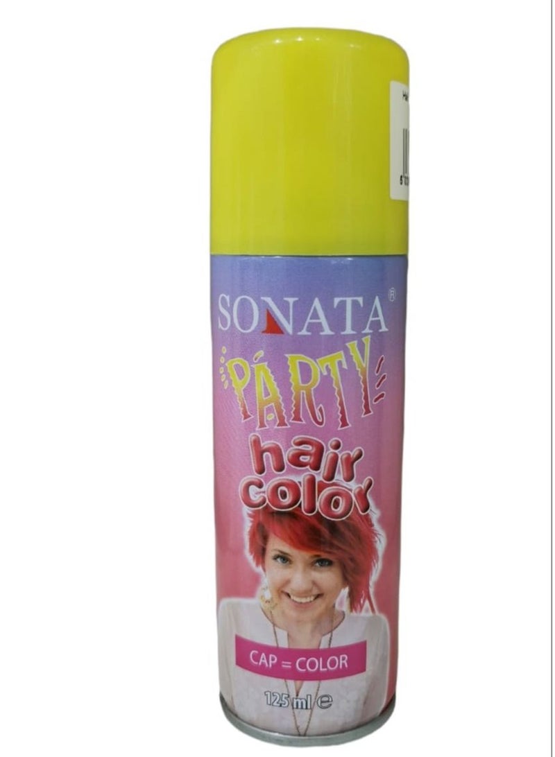 Sonata Temporary hair color spray yellow 125 ml