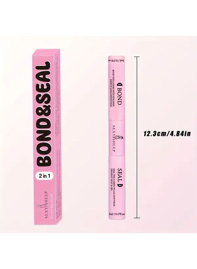 Waterproof Eyelash Glue 5pcs Kit Strong Hold Quick Dry Sensitive Safe - Image 4