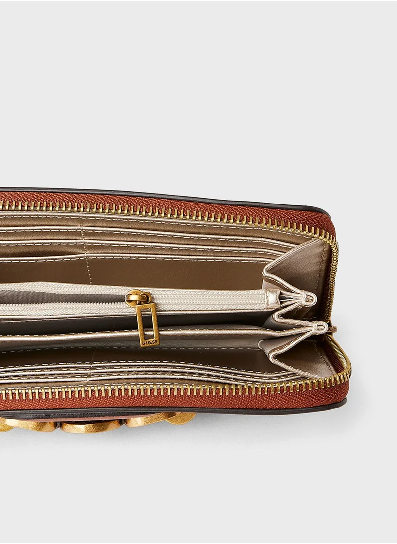 GUESS Hensely Slg Zip Around Wallet