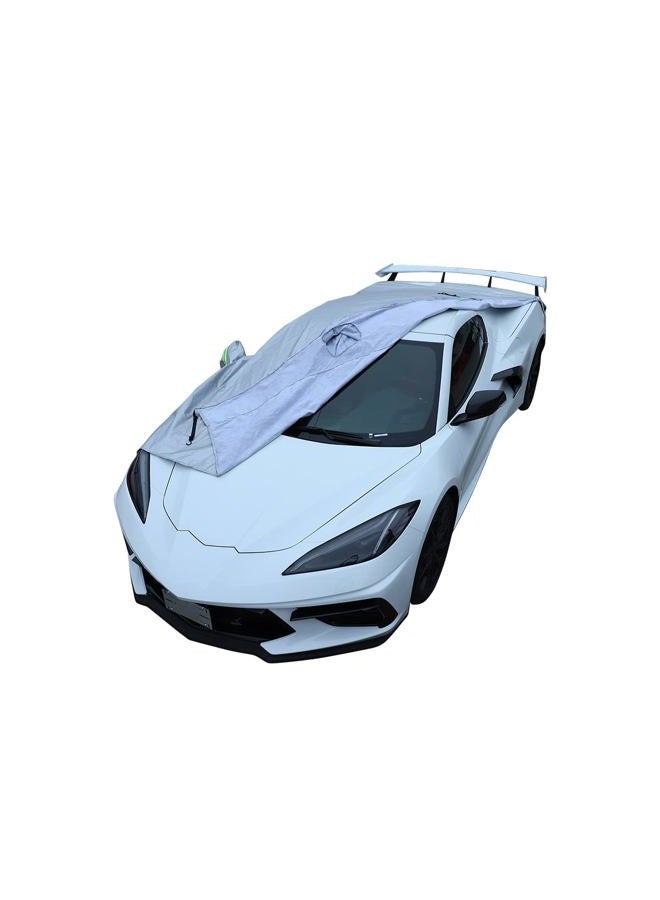 Daeiclru Compatible with Chevrolet Corvette C8 2020-2023 Car Cover Waterproof All Weather for Automobiles, Outdoor Full Cover Rain Sun UV Protection, Exterior Durable Protection Cover - Image 1