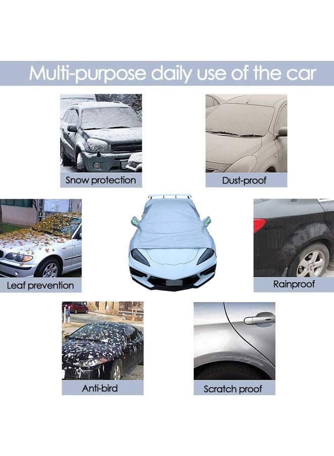 Daeiclru Compatible with Chevrolet Corvette C8 2020-2023 Car Cover Waterproof All Weather for Automobiles, Outdoor Full Cover Rain Sun UV Protection, Exterior Durable Protection Cover - Image 4