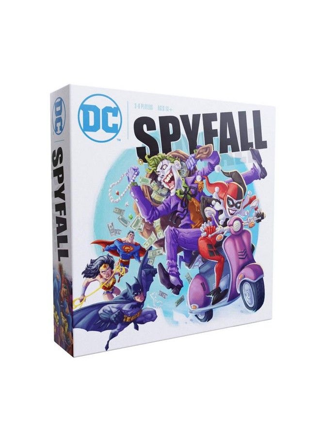 CRYPTOZOIC ENTERTAINMENT - Dc Spyfall The Perfect Party Game Find The Joker Before Time Runs Out For 3 To 8 Players Board Games For Teens And Adults Featuring Batman Superman Wonder Woman And More Ages 13+ - Image 1