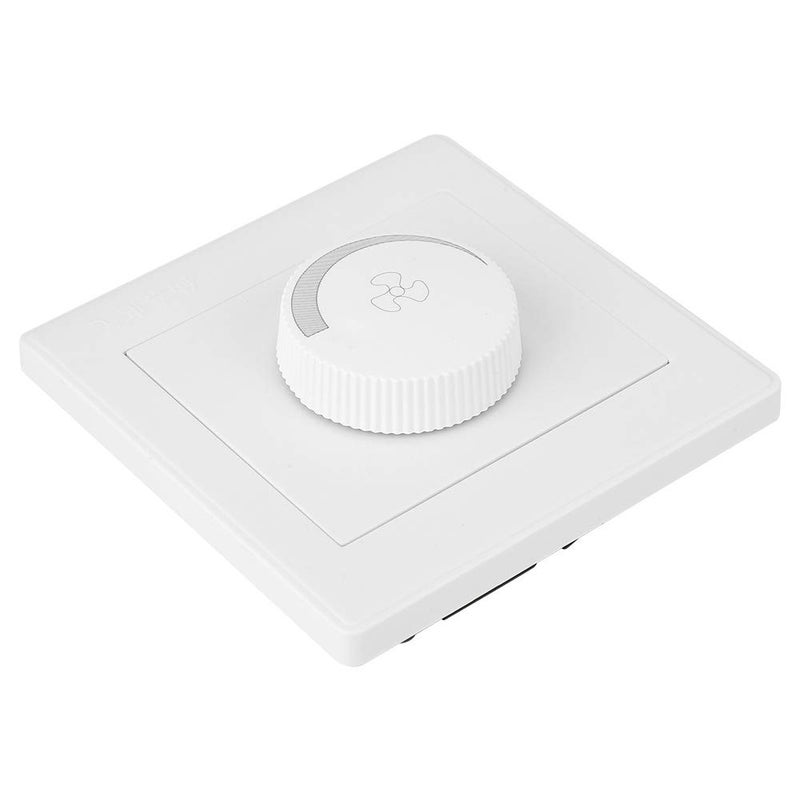White Wall Panel Knob Switch for Ceiling Fan Light Speed Control - Image 3