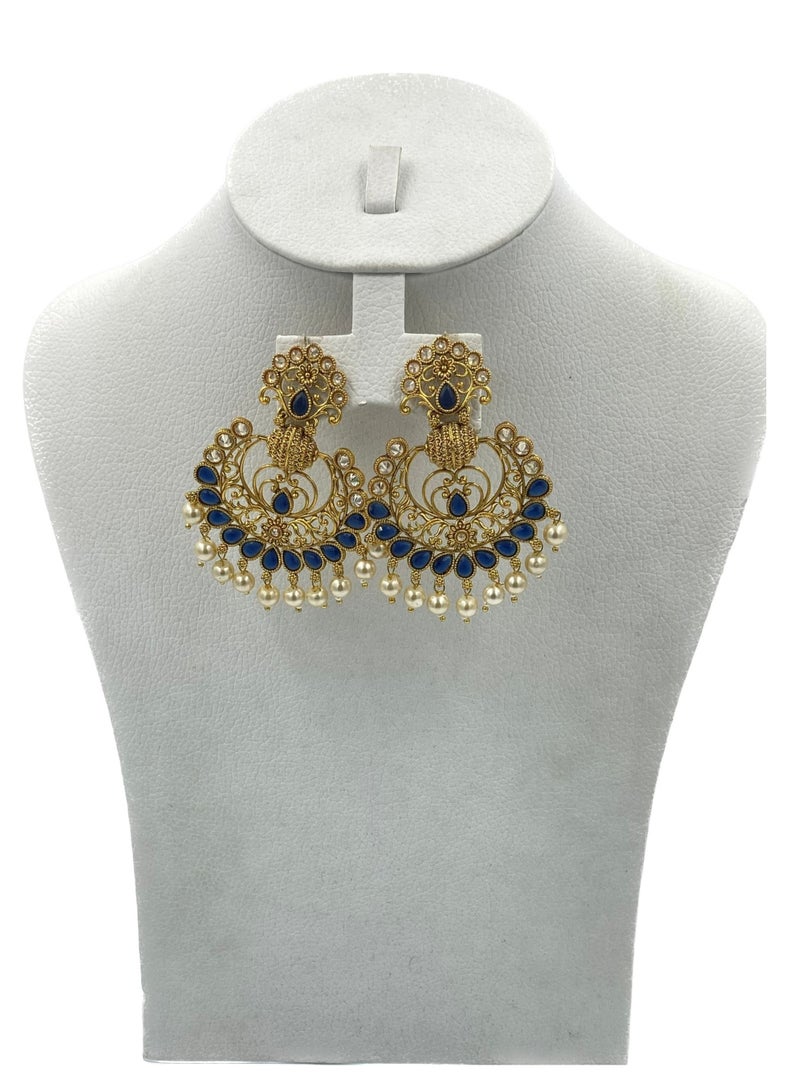 GOHONA Bollywood Style Indian Traditional Jhumka Earring for Women - Image 1