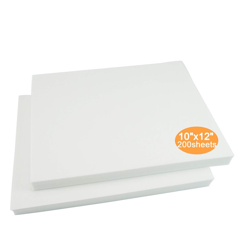 New brothread Tear Away Machine Embroidery Stabilizer Backing 10x12  200 Precut Sheets  Medium Weight 18 oz  Fits 5x7 Hoops