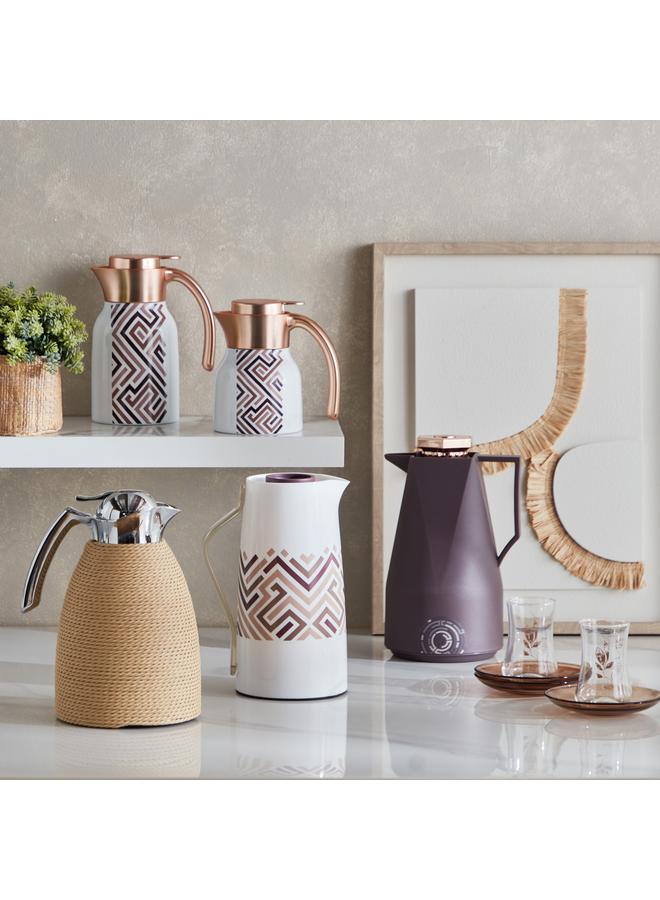 Home Box Ridge Jute Stainless Steel Vacuum Flask - 1 L  - Image 5