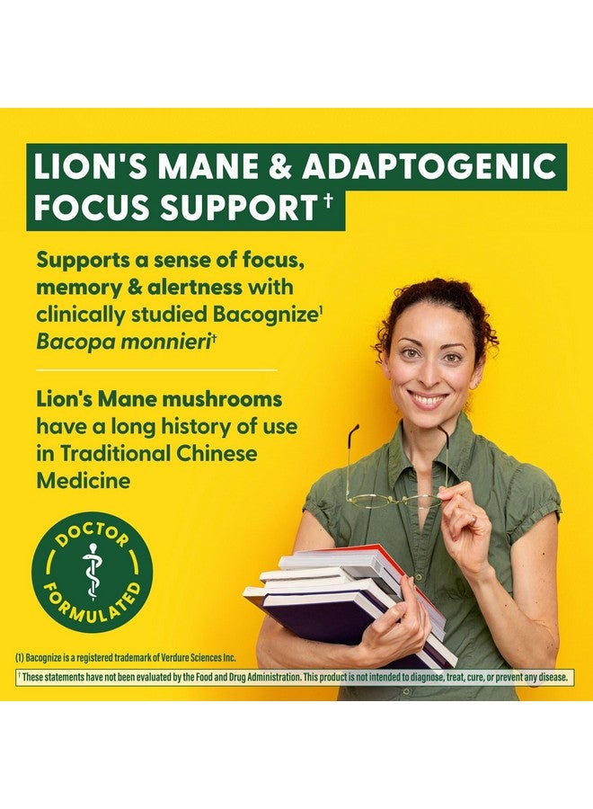 MegaFood ميغا فود سوبر فود فطر دعم التركيز - مكمل كبسولات ليوينز مان - مكمل فطر ليوينز مان مع باكوبا المدروسة سريرياً - نباتي - 60 كبسولة، 30 حصة - Image 3