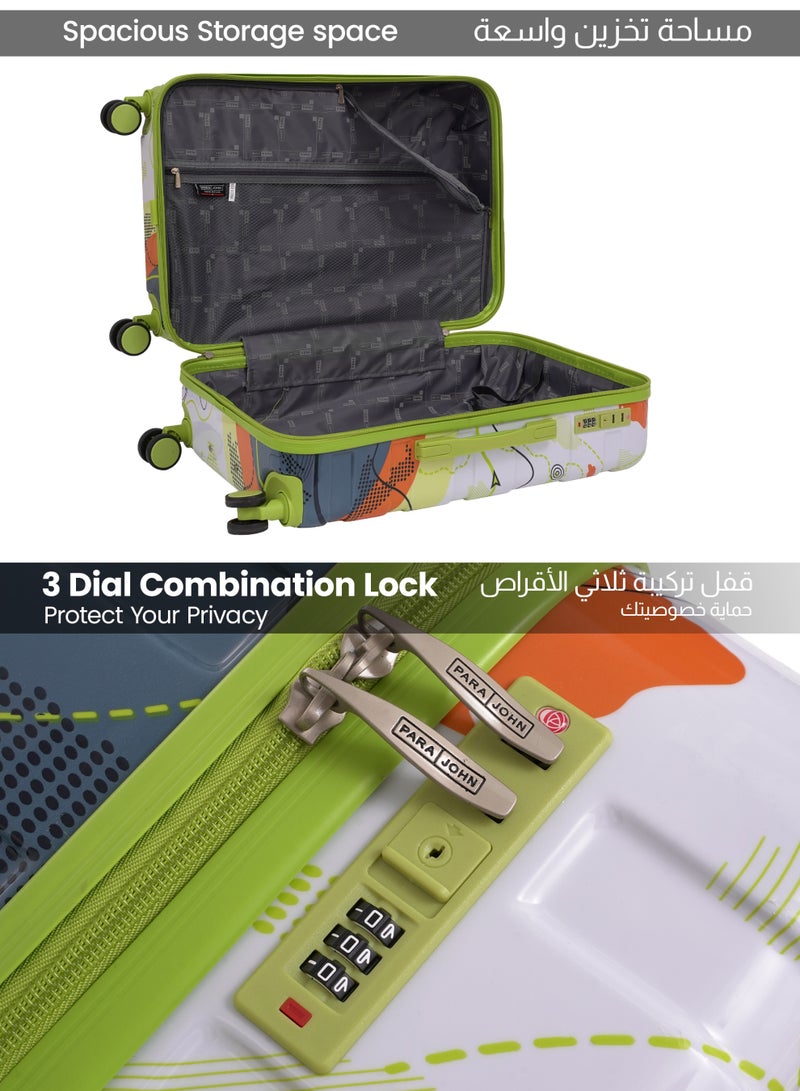 بارا جون مجموعة حقائب سفر باراجون روفيون 3 قطع من ABS + PC بهيكل صلب مع عجلات دوّارة 8 (صغير/متوسط/كبير) - Image 4