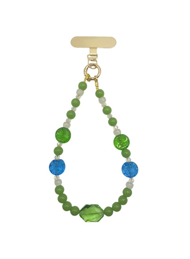 Handmade Premium Crystal Phone Strap-Lily - Image 1