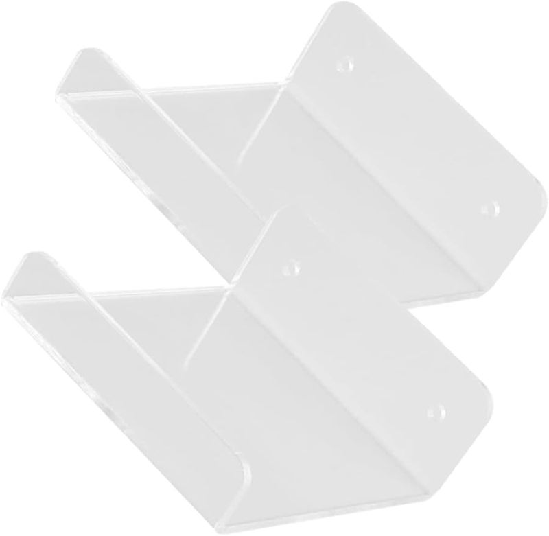 Tehaux 2 Pack No Drill Wall Mount Router Bracket Support Floating Shelf for Lights Display - Image 2