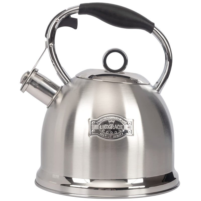 LUXGRACE Tea Kettle for Stovetop, Food Grade Stainless Steel Water Kettle, Tea Pot for Home & Kitchen, 3.0 Qt - Image 1