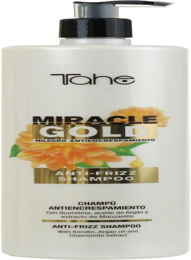 Tahe Miracle Gold Kit For Frizz Control - Shampoo 1000ml + Mask 1000ml + Styling Cream 100ml - Image 2
