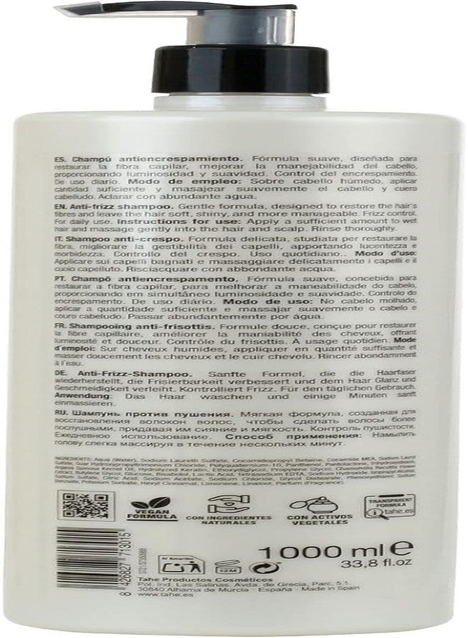 Tahe Miracle Gold Kit For Frizz Control - Shampoo 1000ml + Mask 1000ml + Styling Cream 100ml - Image 3