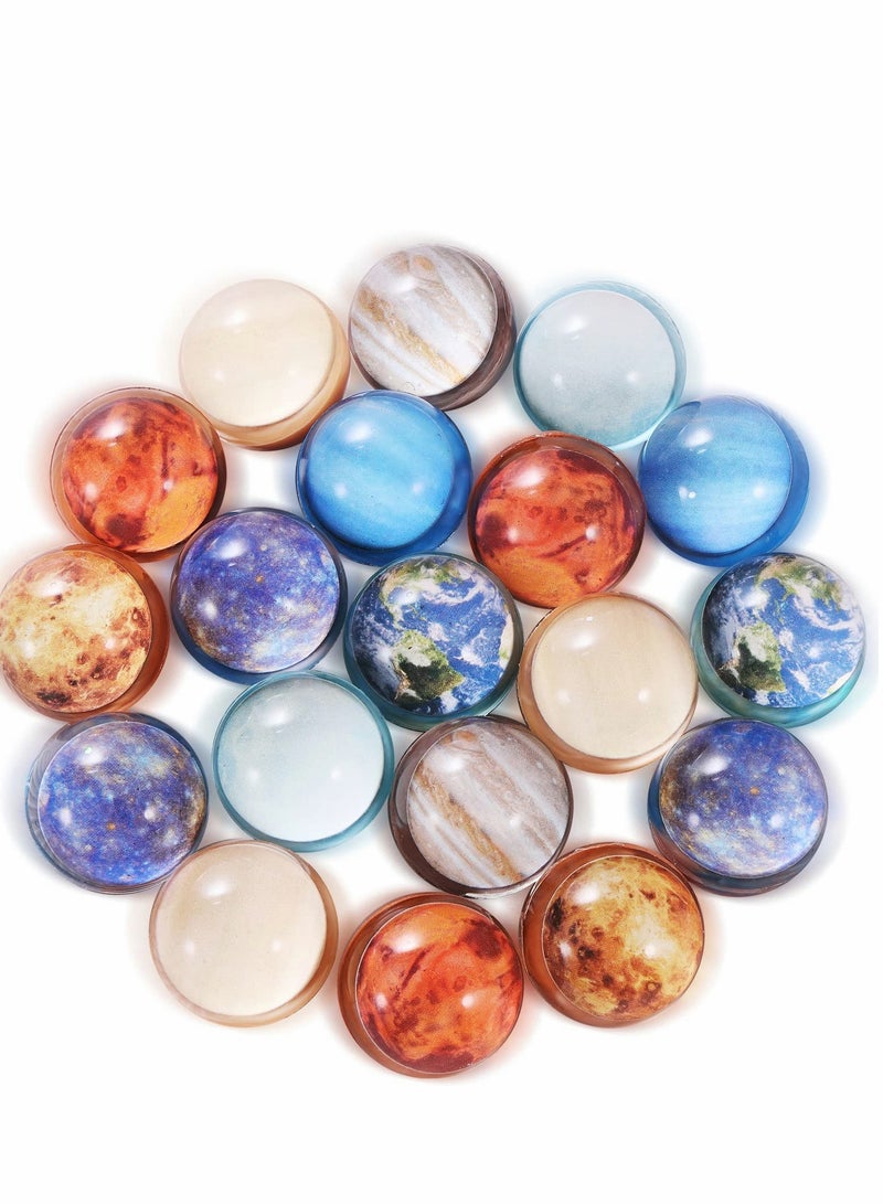 KASTWAVE Bouncy Balls, 24 PCS Space Solar System Eight Planets Themed for Kids Party Favors, Gift Bag Filling, 32mm - Image 1