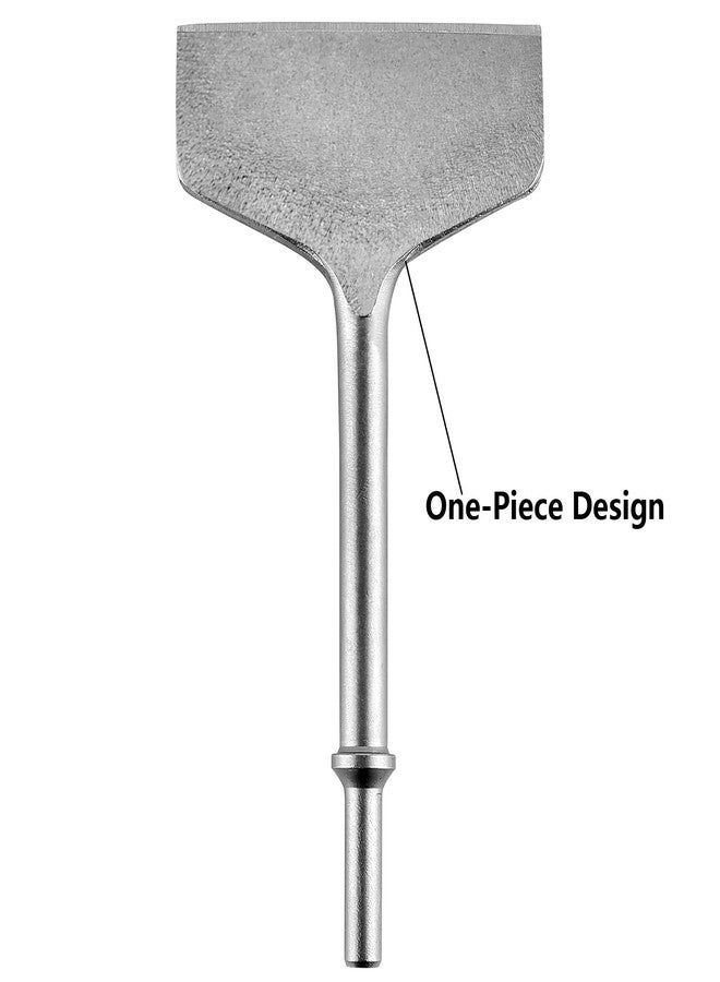 Firecore مثقاب إزميل هوائي بعرض 4 بوصات من Firecore، ساق 0.401 بوصة، إزميل تقشير البلاط والملاط الرقيق، مكشطة ملاط رقيق، مكشطة جدران وأرضيات، مزيل بلاط، يعمل بمطرقة هوائية (4 × 7.5 بوصة) - Image 4