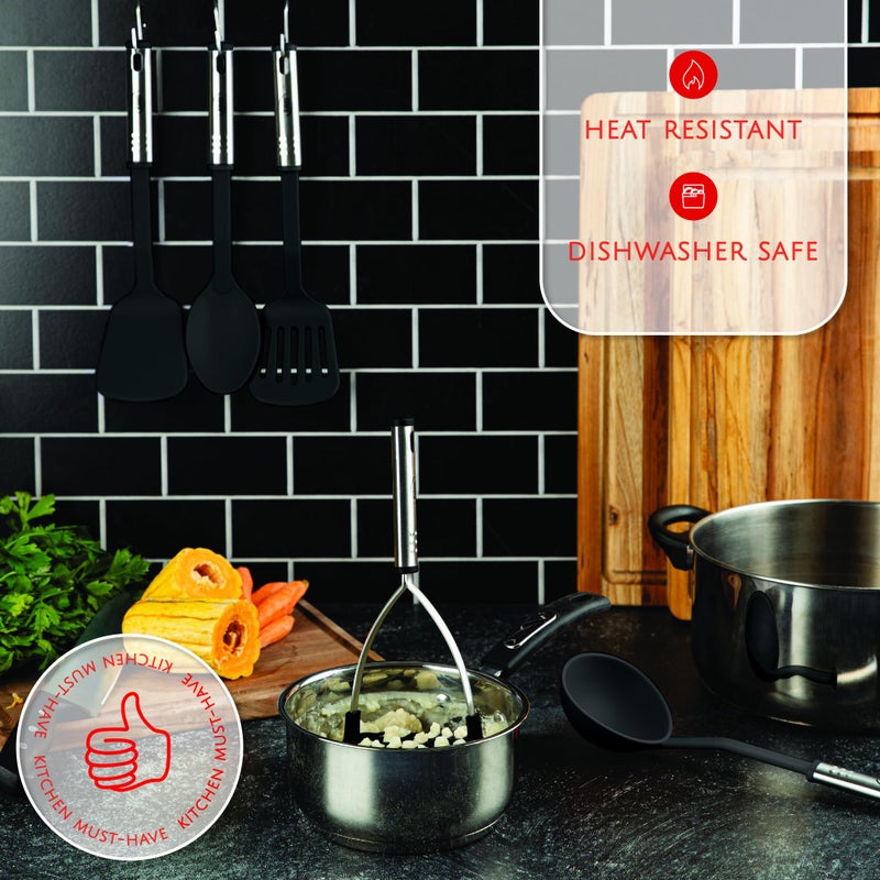 Kaluns Kitchen Utensils Set 35 PCS Cooking Utensils Set, Nonstick and Heat Resistant Nylon Stainless Steel Silicone Spatula Set - Kitchen Gadgets Home Essentials Kitchen Accessories, Apartment Must Haves - Image 4