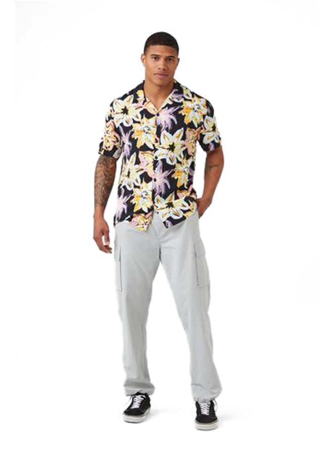 FOREVER 21 Rayon Floral Print Shirt  - Image 3