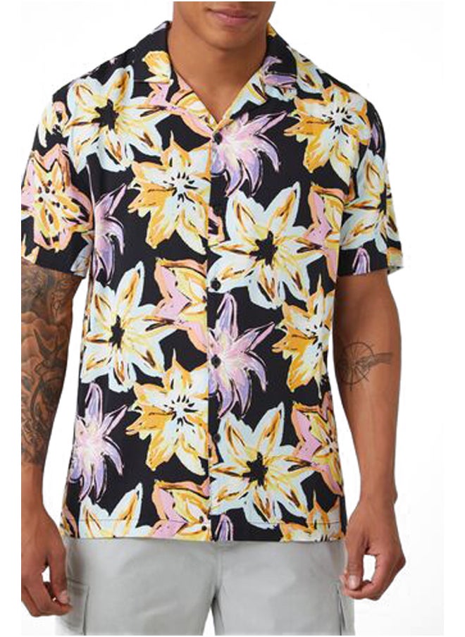FOREVER 21 Rayon Floral Print Shirt  - Image 4