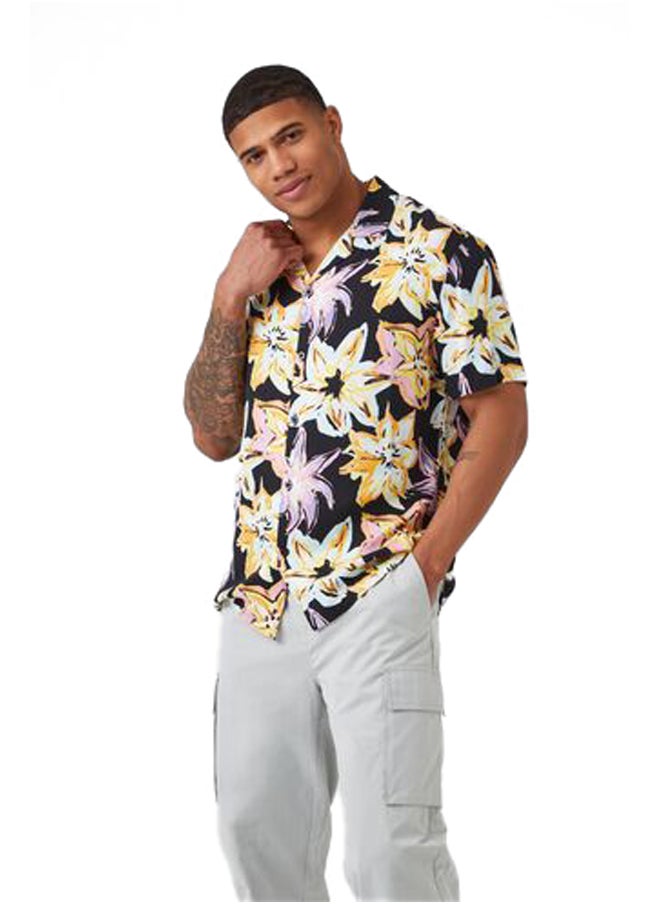 FOREVER 21 Rayon Floral Print Shirt  - Image 5
