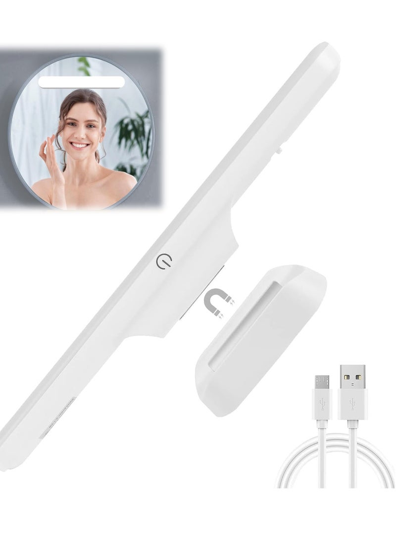 إضاءة حائط LED للأناقة مع أضواء مرآة مكياج شريط ضوء مغناطيسي LED تحت الخزانة وأضواء دولاب قابلة لتعديل سطوع اللون للمنزل والمكتب - Image 1
