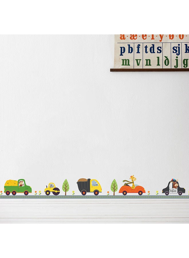 NIBEMINENT Animal Driving Car Wall Sticker Multicolour 30x90cm - Image 3