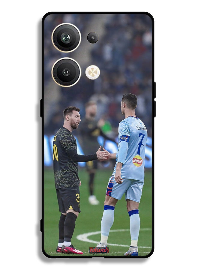 Tolwak Oppo Reno9 Pro Plus 5G Protective Case Cover Messi And Ronaldo - Image 1