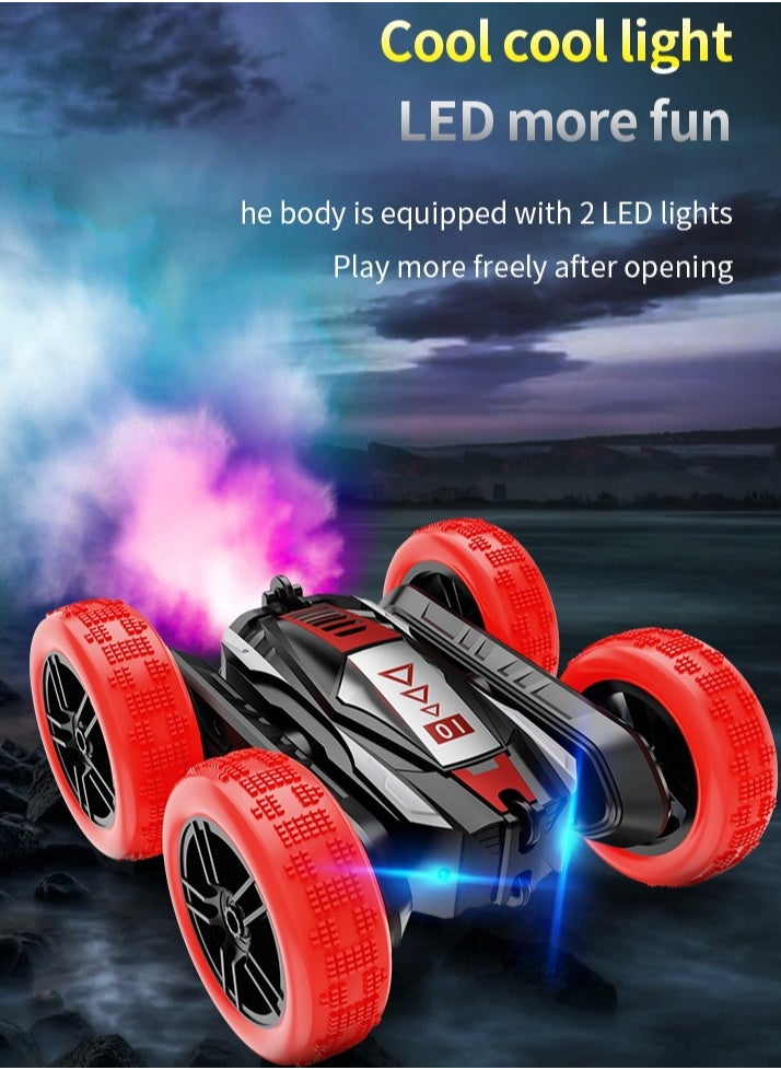 Generic RC Remote Control Car with Mist, Lightning Tail Spray, 4x4 Off-Road Stunt Car, 360° Rotating Drift Car, High-Speed Racing Toy, Wall Climbing, Double-Sided Driving for Kids, Boys Toys Age 4, 5, 6+ 