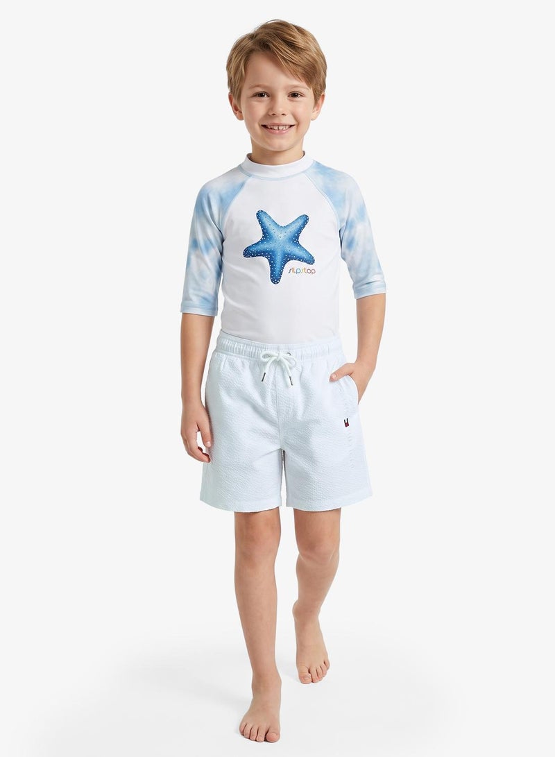 TOMMY HILFIGER Original Ithaca Mid Length Swim Shorts - Image 1