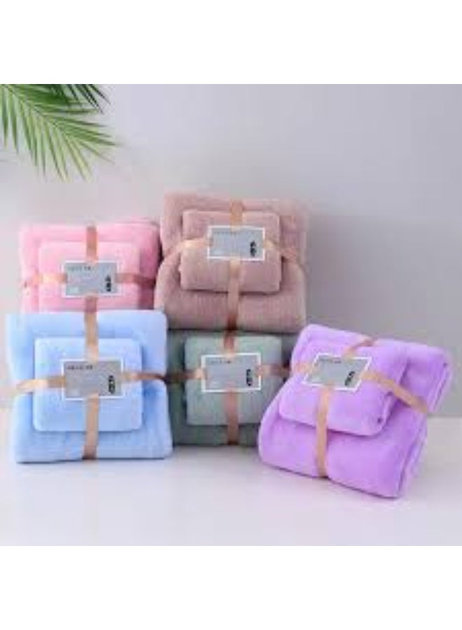 Microfiber bath towel set - Image 1