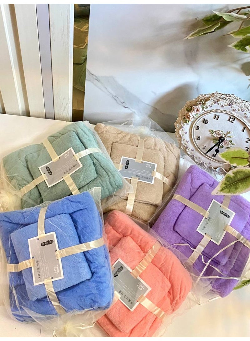 Microfiber bath towel set - Image 4