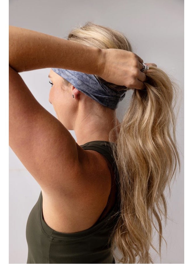 Maven Thread Noira Workout Headbands for Women – 4" Wide Non-Slip Athletic Headbands for Running, Yoga, Gym, and Exercise – Sweat-Wicking Sports, 2 Pack - Image 5