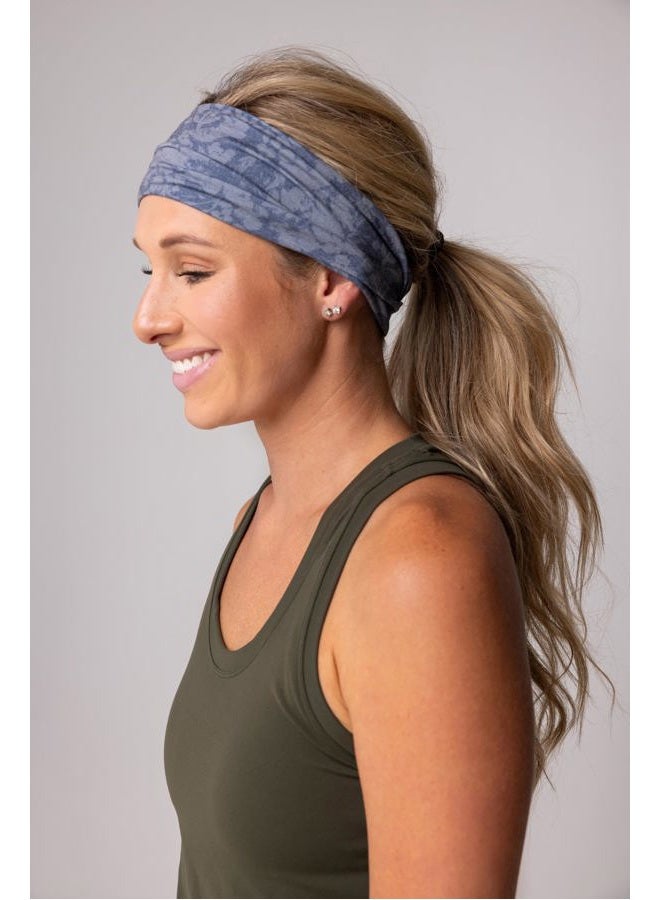 Maven Thread Noira Workout Headbands for Women – 4" Wide Non-Slip Athletic Headbands for Running, Yoga, Gym, and Exercise – Sweat-Wicking Sports, 2 Pack - Image 3