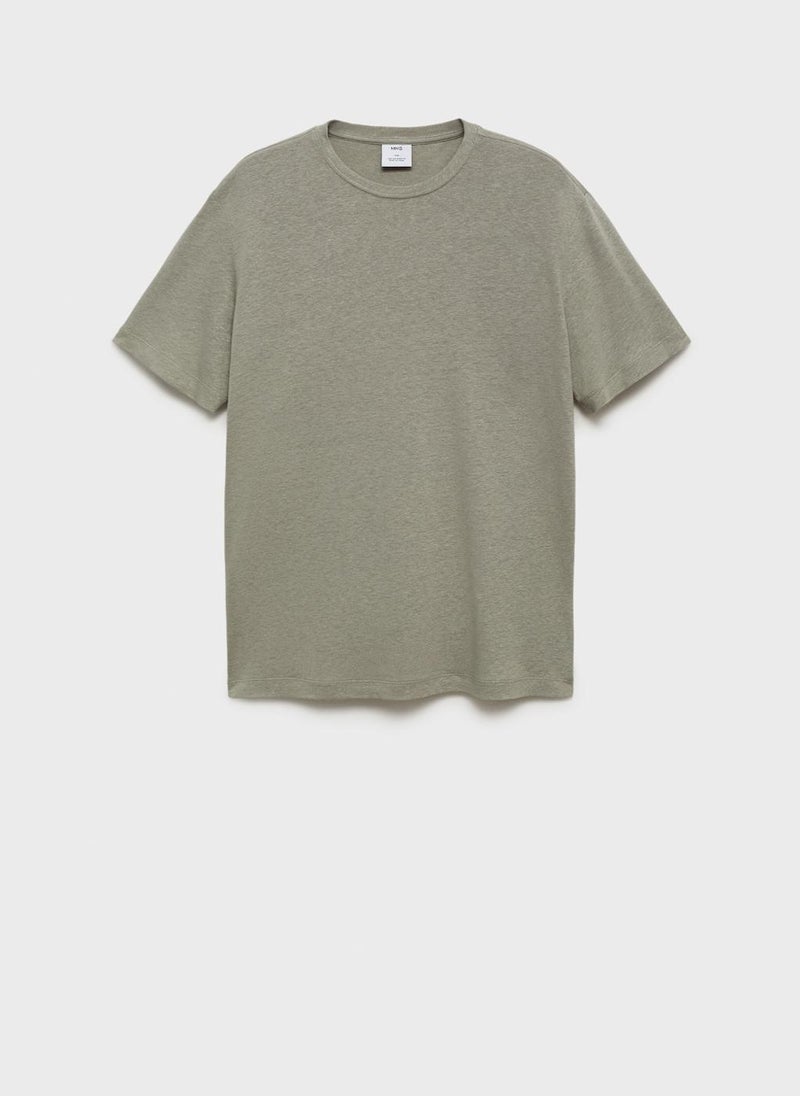 Mango Man Slim-Fit T-Shirt  - Image 5