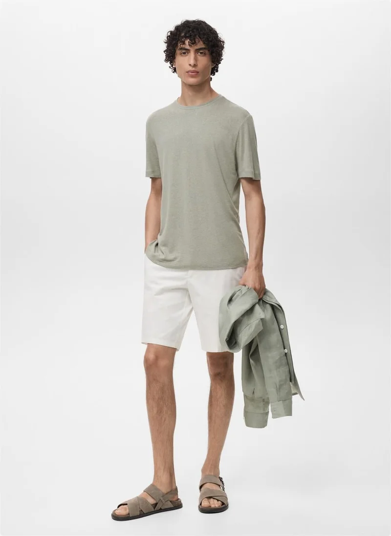 Mango Man  Slim-Fit T-Shirt for Men | Best Price UAE