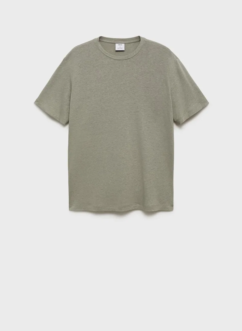 Mango Man  Slim-Fit T-Shirt for Men | Best Price UAE