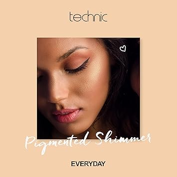 Technic Mega Glow Highlighter Palette 4 Highly Pigmented Long Lasting Shimmer Powders That Blend Beautifully To Highlight and Enhance Makeup On All Skin Tones 10g - Image 4