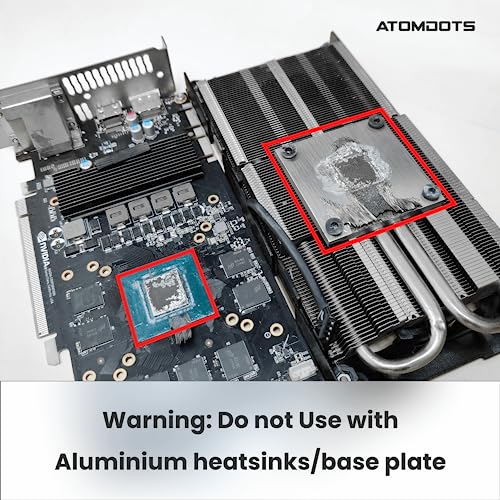 Sub.zero Overclocking ATOMDOTS M79 - Liquid Metal Thermal Interface Material (Tim) | 79 W/m*K | Subzero Overclocking™ - (1.0 Gram) for Thermal Conductivity All Coolers-While Overclocking CPU/GPU/PS4/PS5/Xbox (Stage-2) - Image 4