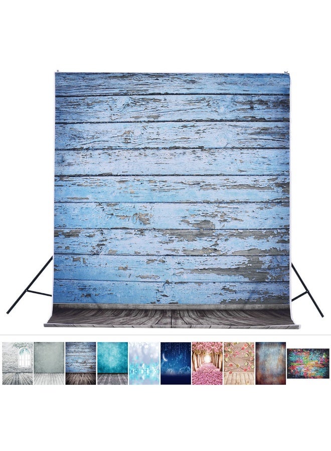 ANDOER 1.5* 2.1m/5* 6.9ft Photography Backdrop Background Digital Printed Wooden Wall Floor for Kid Children Baby Newborn Portrait Studio Photography - Image 2