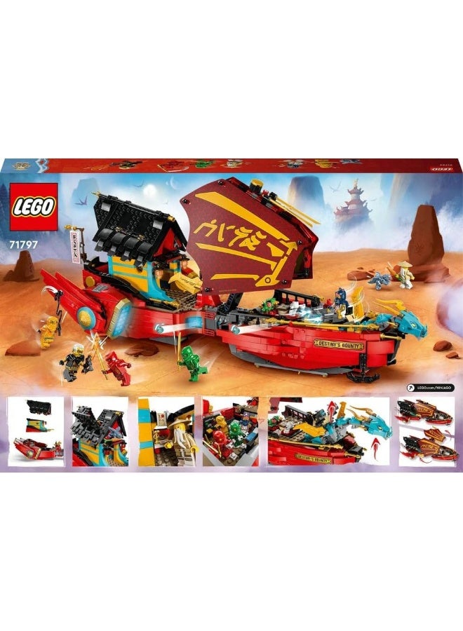 LEGO مجموعة ألعاب بناء LEGO NINJAGO Destiny&#39;s Bounty – سباق ضد الزمن 71797 (1,739 قطعة) - Image 3