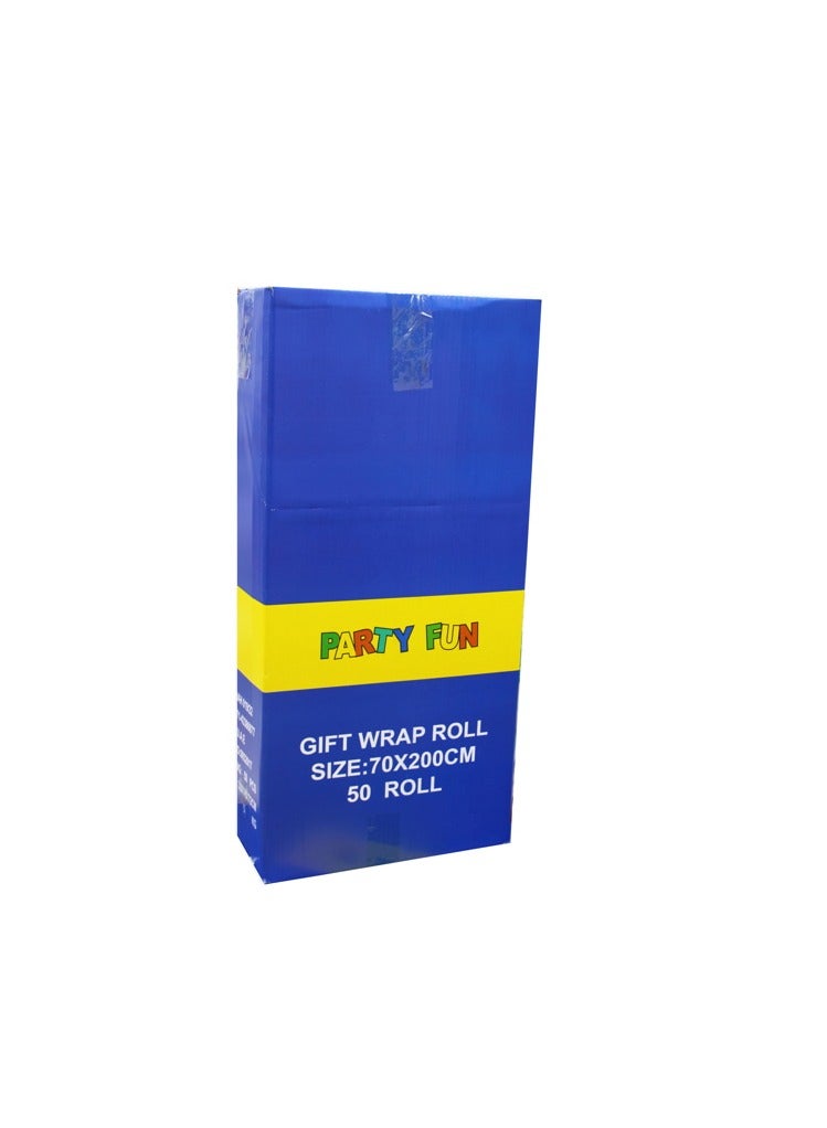PARTY FUN Foil Gift Wrapping Roll - Elegant Gift Wrap for Birthday, Party, Wedding, Anniversary, and Special Occasions - 70x200cm - Image 3