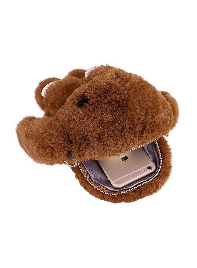 NAPP MALL Cute Bunny Sling Bag Fluffy Sling Bags For Girls Kids Rabit Shaped bags Crossbody Plush Purse with Shoulder Chain handbags for Children kids girl bag stylish picnic best for birthday gift - Image 2