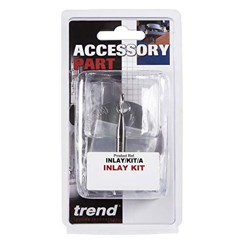 Trend Carbide 1/8-inch Down Cut Spiral Router Bit & Bushing Kit for Inlay Templates, INLAY/KIT/A - Image 5