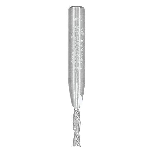 Trend Carbide 1/8-inch Down Cut Spiral Router Bit & Bushing Kit for Inlay Templates, INLAY/KIT/A - Image 2