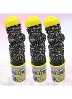 Toyvian 3Pcs Snake Can Jump Spring Snake Chip Snake Prank Sweet Candy Can Snake Trick Toy April Fool Day Jokes In A Can Gag Gift Prank Carnival Party Supplies  - Image 5
