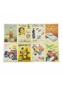 Yueton 32 Pcs 1 Set Vintage Retro Old Europe Dancing Travel Advertising Album Postcard Greeting Post Cards For Collecting  - Image 4